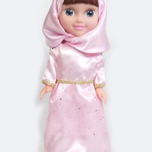 Poupée musulmane "Chifa" parlante (version de luxe) - Vêtement rose