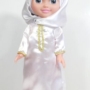 Poupée musulmane "Chifa" parlante - version de luxe - Vêtement blanc