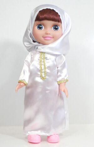 Poupée musulmane "Chifa" parlante - version de luxe - Vêtement blanc