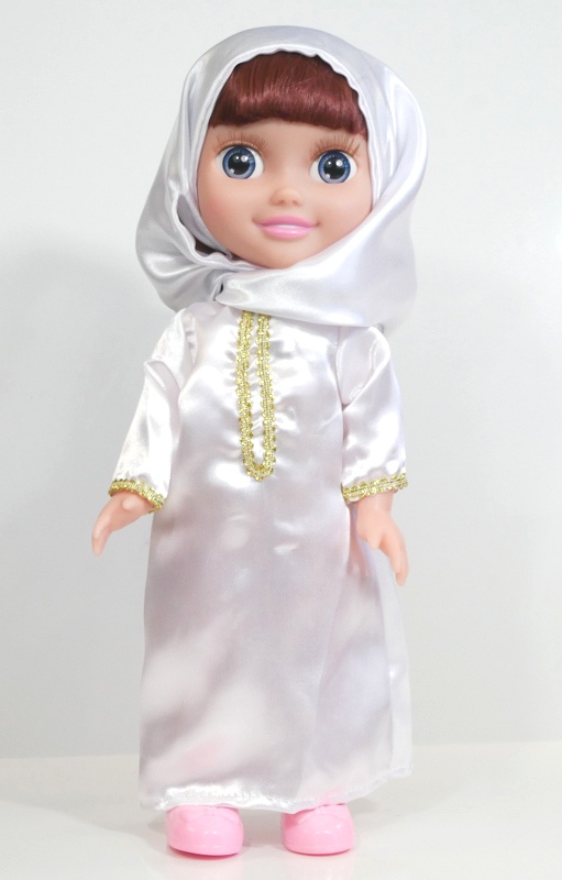 Poupée musulmane "Chifa" parlante - version de luxe - Vêtement blanc