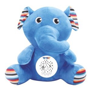 Fily : Mon éléphant préféré - Doudou veilleuse coranique et invocations (Jouet-Peluche pour enfant musulman et bébé)