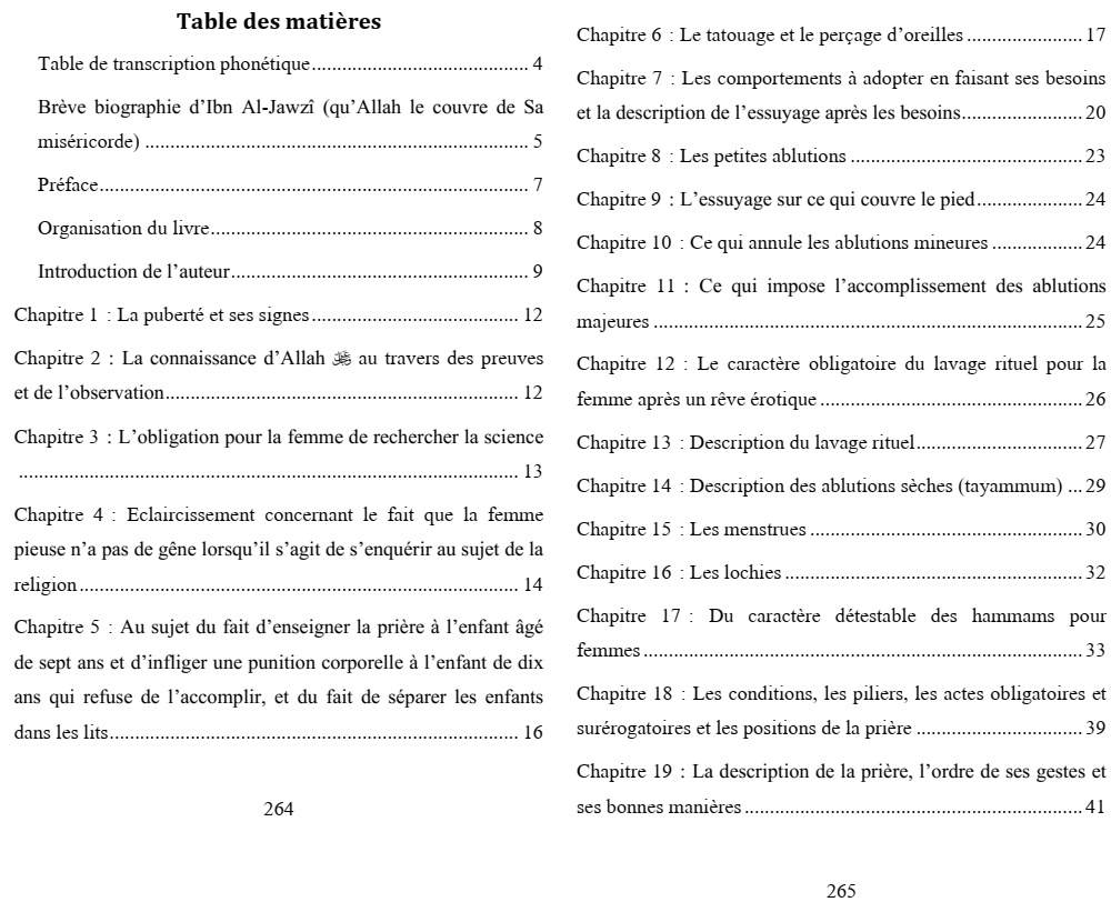 Les Règles Religieuses concernant les Femmes (Version cartonnée)