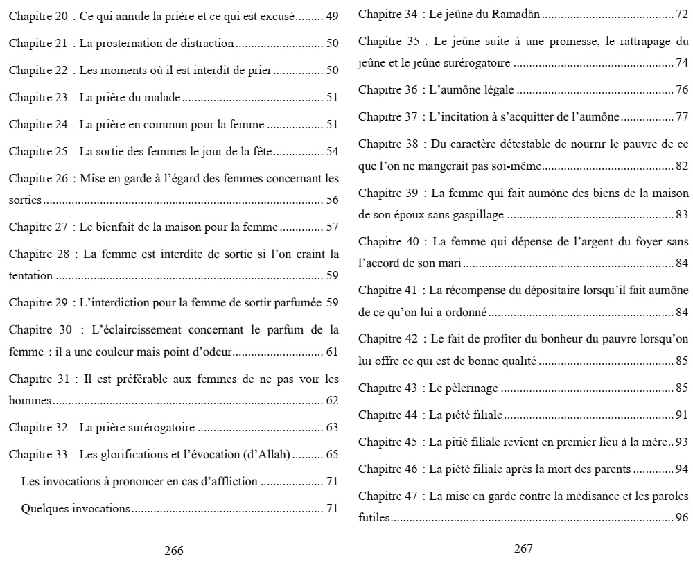 Les Règles Religieuses concernant les Femmes (Version cartonnée)