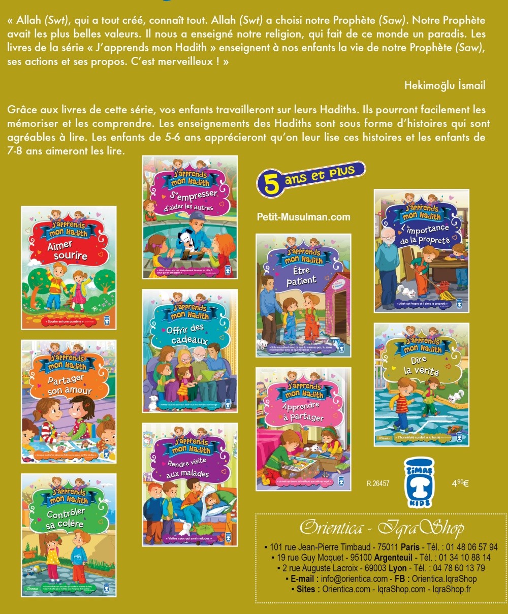 J'apprends mon hadith : Offrir des cadeaux