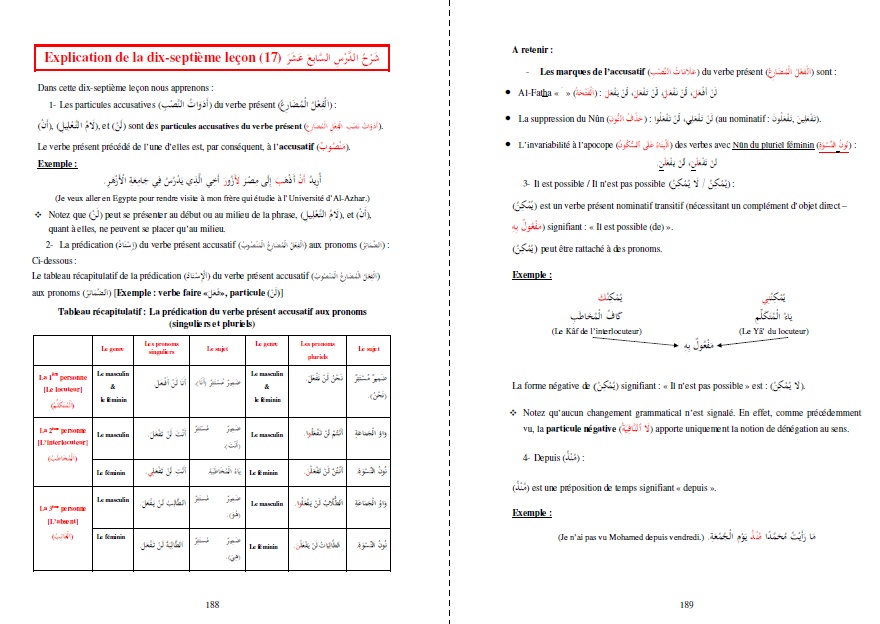 Apprendre la langue arabe avec La Méthode de Médine - Tome 2 - Méthode d'apprentissage de l'université de Médine